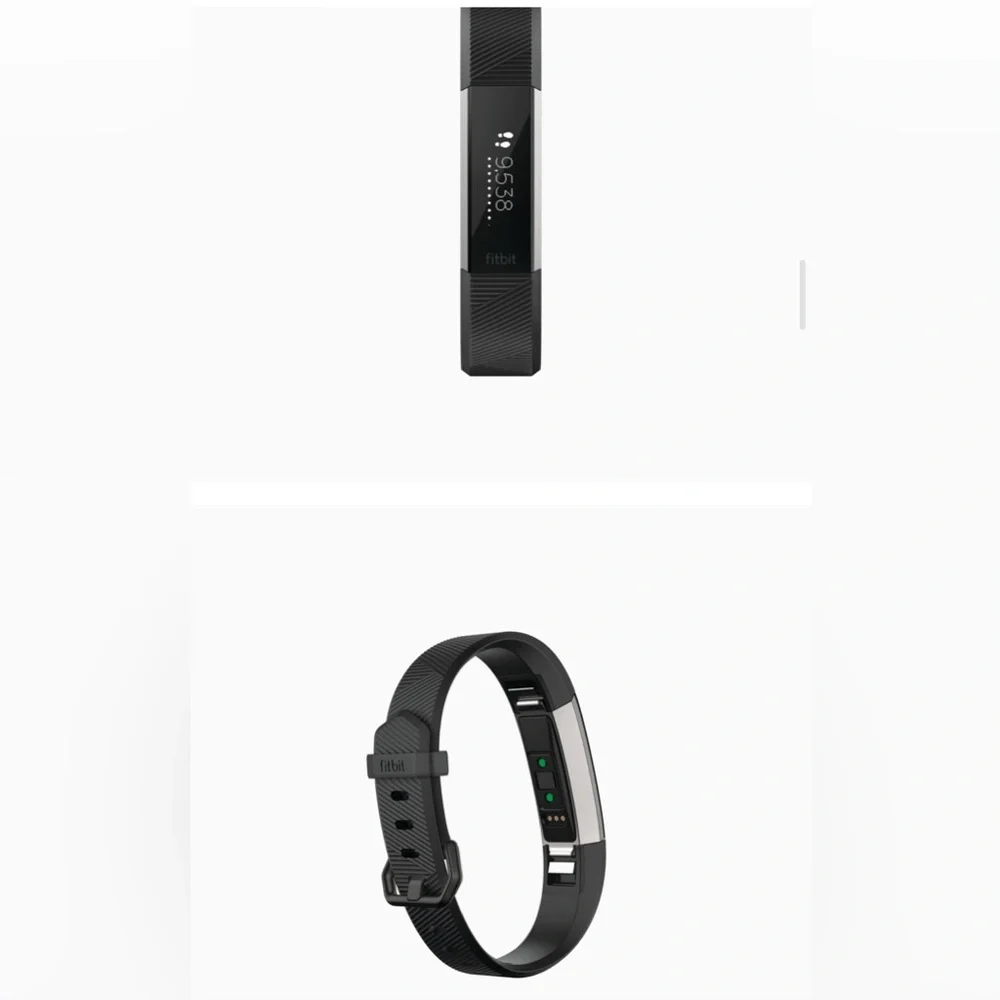 Fitbit Black Fitness Wristband S-L, includes multiple bands.